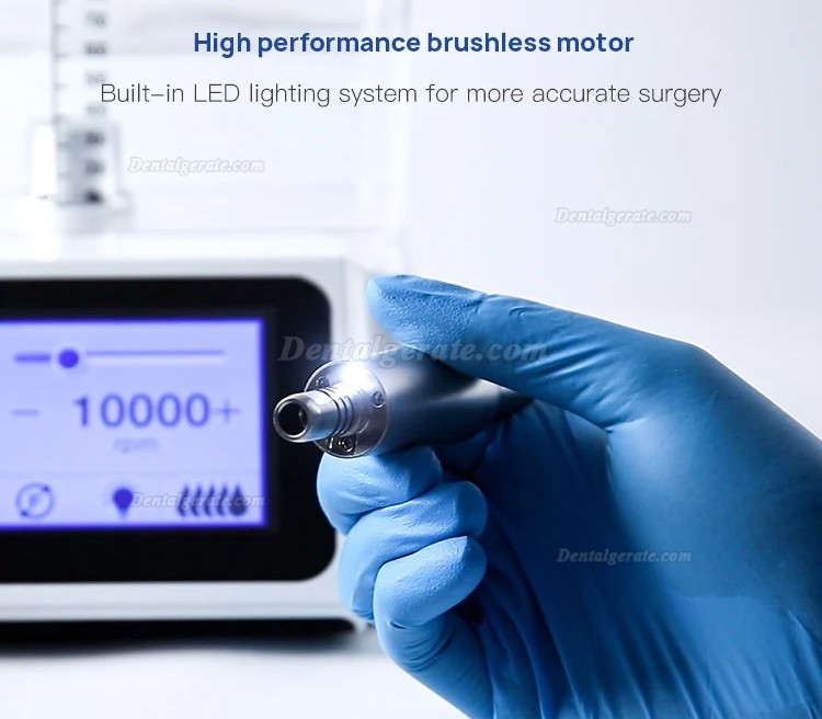 Dentales b&uuml;rstenloses Elektromotor-Chirurgiesystem WM-E5 mit LED-Licht und eigenem Wasserversorgungssystem